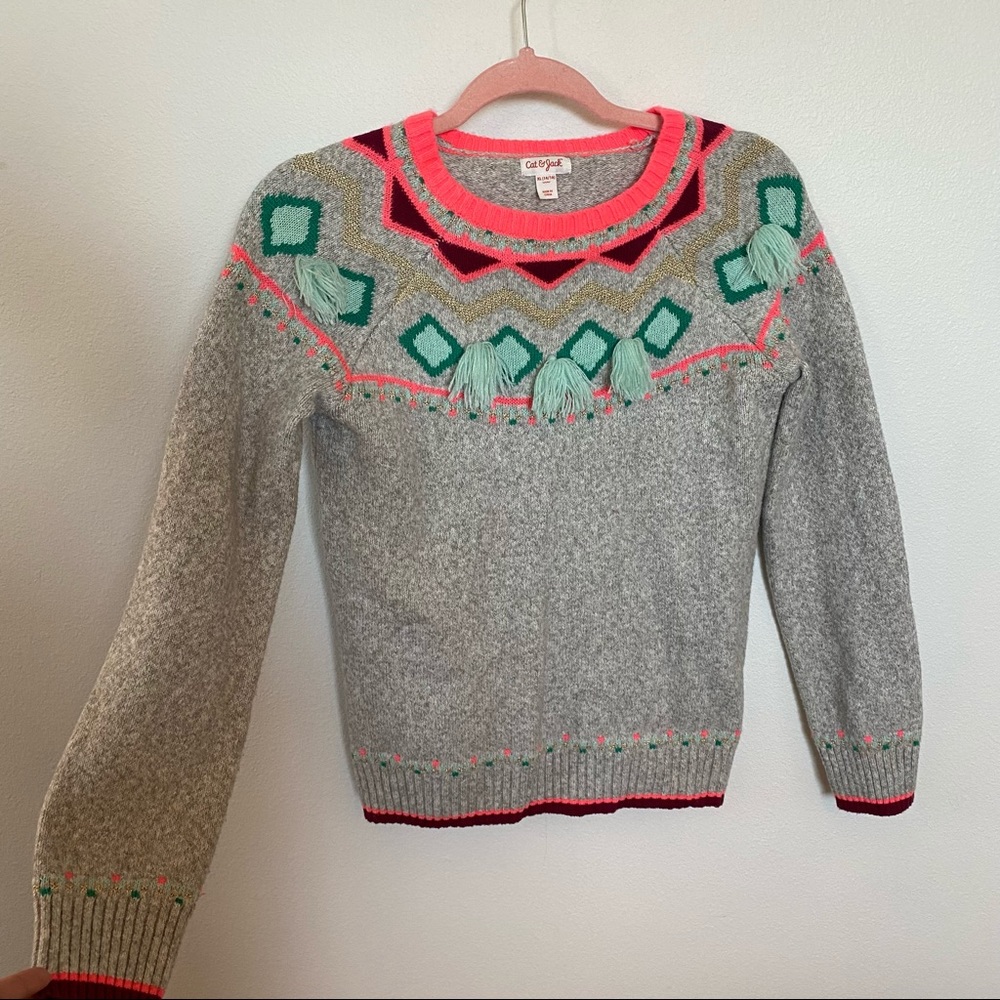 Bright ugly Christmas sweater
